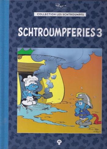 Couverture de l'album Les Schtroumpfs (Collection Hachette) - 43. Schtroumpferies 3