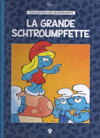 Couverture de l'album Les Schtroumpfs (Collection Hachette) - 44. La Grande Schtroumpfette