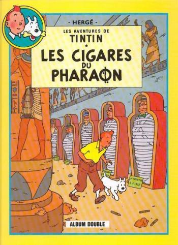 Couverture de l'album Tintin (France Loisirs - album double) - 2. Les cigares du pharaon-Le lotus bleu
