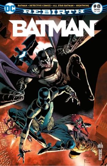 Couverture de l'album Batman Rebirth (Urban Presse) - 8. La Ligue des Ombres est à Gotham !