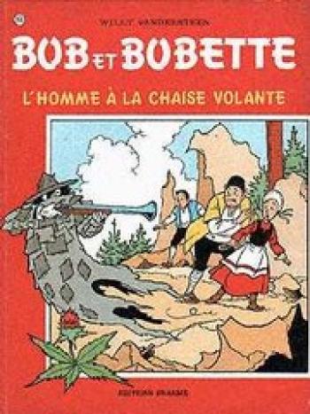 Couverture de l'album Bob et Bobette - 166. L'homme à la chaise volante