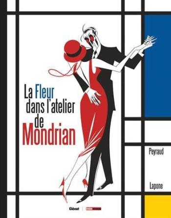 Couverture de l'album La Fleur dans l'atelier de Mondrian (One-shot)