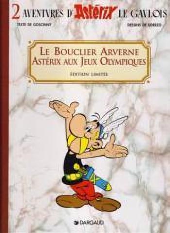 Couverture de l'album Astérix (coffret Dargaud) - 6. Le bouclier Arverne / Astérix aux Jeux Olympiques