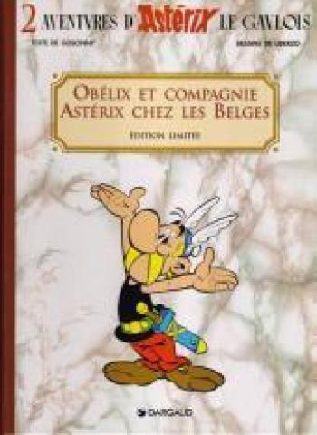 Couverture de l'album Astérix (coffret Dargaud) - 12. Obélix et Compagnie / Astérix chez les Belges