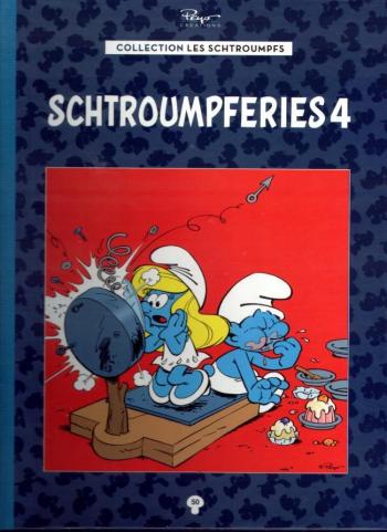 Couverture de l'album Les Schtroumpfs (Collection Hachette) - 50. Schtroumpferies 4