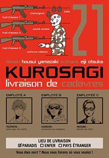 Couverture de l'album Kurosagi - Livraison de cadavres - 21. Lieu de livraison : paradis, enfer, pays étranger