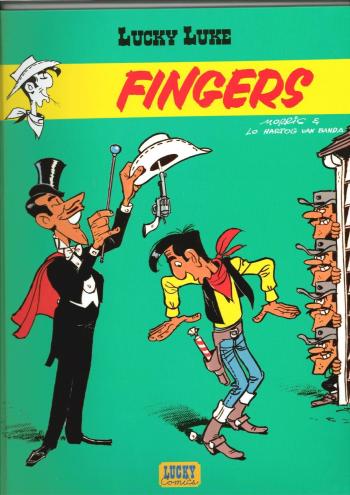 Couverture de l'album Lucky Luke (Lucky Comics / Dargaud / Le Lombard) - 22. Fingers