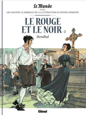 Couverture de l'album Les Grands Classiques de la littérature en BD (Le Monde) - 26. Le Rouge et le Noir (partie 2) - Stendhal