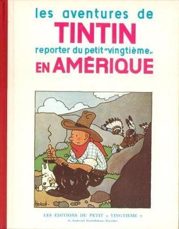 Couverture de l'album Les Aventures de Tintin - 3. tintin en amérique