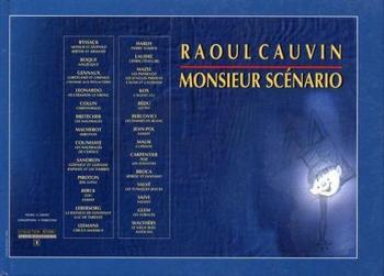 Couverture de l'album Raoul Cauvin - Monsieur scénario (One-shot)