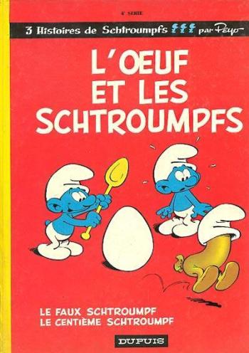 Couverture de l'album Les Schtroumpfs - 4. L’Œuf et les Schtroumpfs