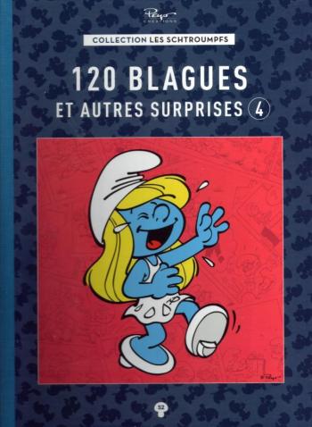 Couverture de l'album Les Schtroumpfs (Collection Hachette) - 52. 120 blagues et autres surprises 4