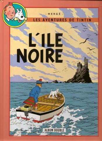 Couverture de l'album Tintin (France Loisirs - album double) - 8. L'île Noire + L'étoile mystérieuse