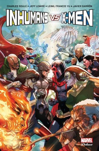 Couverture de l'album Inhumans vs X-Men - INT. Inhumans vs X-Men
