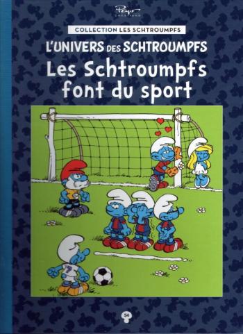 Couverture de l'album Les Schtroumpfs (Collection Hachette) - 54. Les Schtroumpfs font du sport