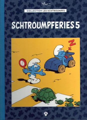 Couverture de l'album Les Schtroumpfs (Collection Hachette) - 55. Schtroumpferies 5