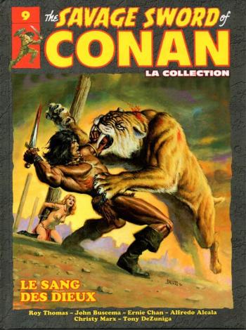 Couverture de l'album The savage sword of Conan - La collection - 9. Le sang des dieux
