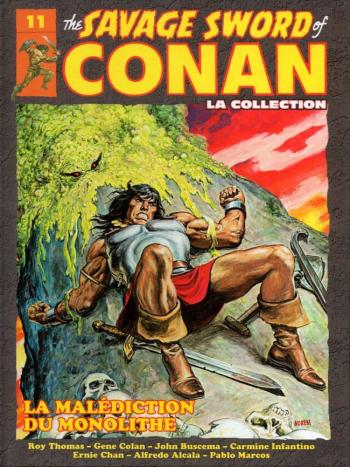Couverture de l'album The savage sword of Conan - La collection - 11. La malédiction du monolithe