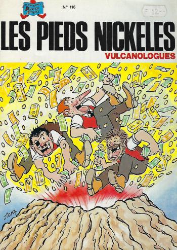 Couverture de l'album Les Pieds Nickelés (3e série - 1946-1988) - 116. Les pieds nickelés vulcanologues