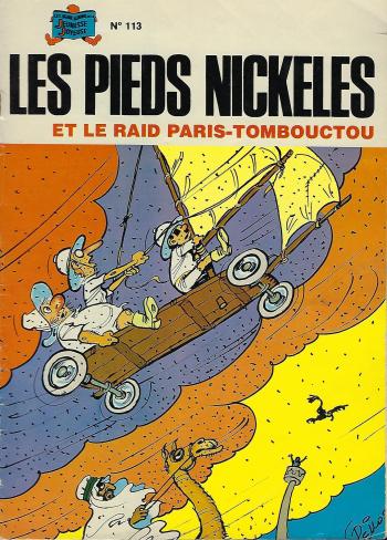 Couverture de l'album Les Pieds Nickelés (3e série - 1946-1988) - 113. Les pieds nickelés et le raid Paris-Tombouctou