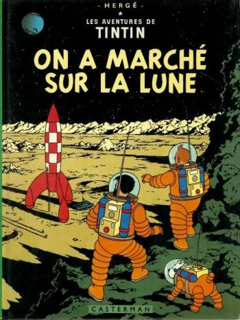 Couverture de l'album Les Aventures de Tintin - 17. On a marché sur la lune