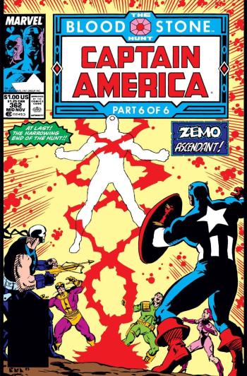 Couverture de l'album Captain America (US - série 1) - 362. Necromancing the Stone