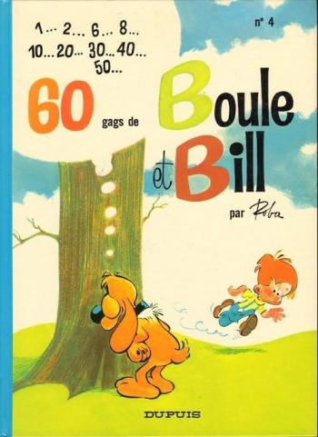 Couverture de l'album Boule & Bill - 4. 60 gags de Boulle et Bill