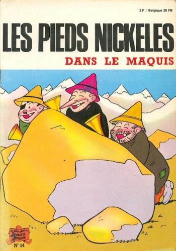 Couverture de l'album Les Pieds Nickelés (3e série - 1946-1988) - 14. Les Pieds Nickelés dans le maquis