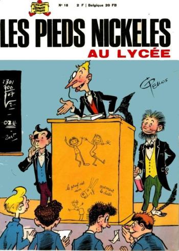 Couverture de l'album Les Pieds Nickelés (3e série - 1946-1988) - 18. Les Pieds Nickelés au lycée