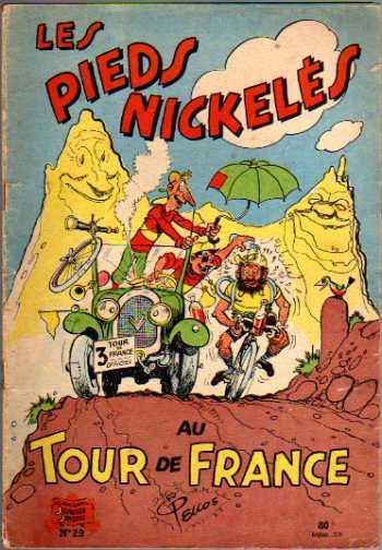 Couverture de l'album Les Pieds Nickelés (3e série - 1946-1988) - 29. Les Pieds Nickelés au tour de France