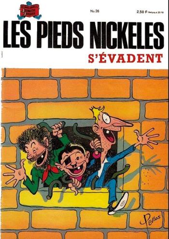 Couverture de l'album Les Pieds Nickelés (3e série - 1946-1988) - 26. Les Pieds Nickelés s'évadent