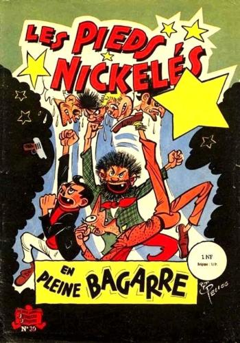 Couverture de l'album Les Pieds Nickelés (3e série - 1946-1988) - 30. Les Pieds Nickelés en pleine bagarre
