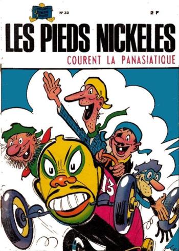Couverture de l'album Les Pieds Nickelés (3e série - 1946-1988) - 33. Les Pieds Nickelés courent la panasiatique