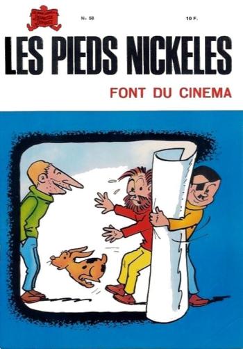 Couverture de l'album Les Pieds Nickelés (3e série - 1946-1988) - 58. Les Pieds Nickelés font du cinéma