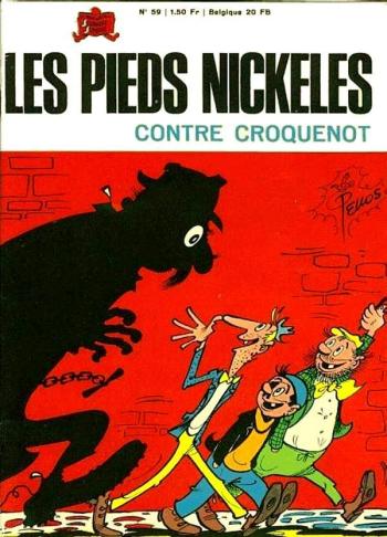 Couverture de l'album Les Pieds Nickelés (3e série - 1946-1988) - 59. Les Pieds Nickelés contre Croquenot