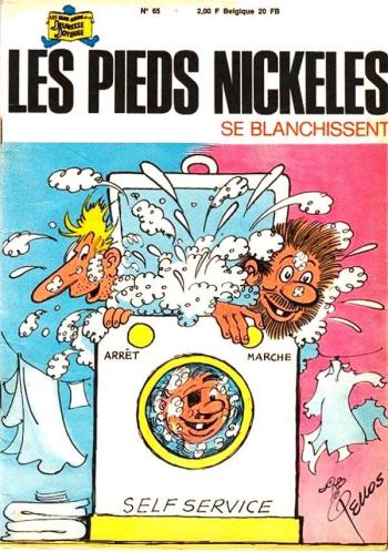 Couverture de l'album Les Pieds Nickelés (3e série - 1946-1988) - 65. Les Pieds Nickelés se blanchissent