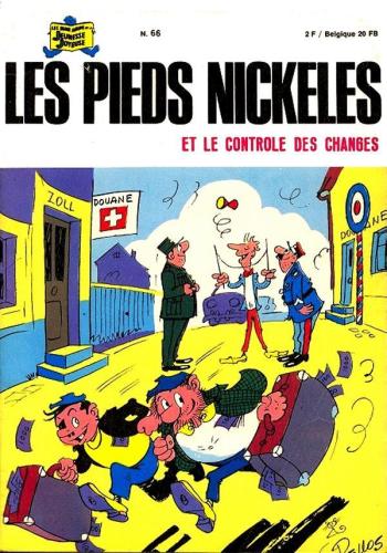 Couverture de l'album Les Pieds Nickelés (3e série - 1946-1988) - 66. Les Pieds Nickelés et le contrôle des changes