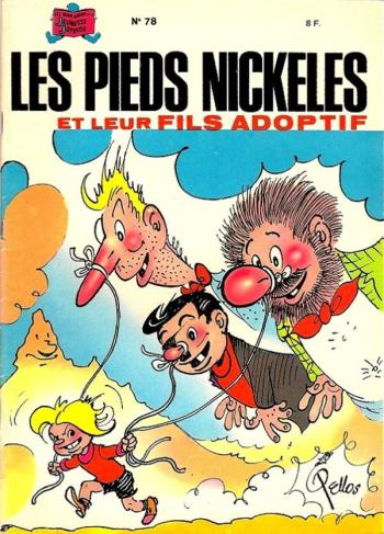 Couverture de l'album Les Pieds Nickelés (3e série - 1946-1988) - 78. Les Pieds Nickelés et leur fils adoptif