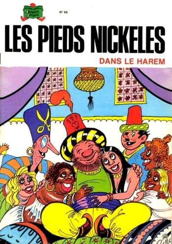 Couverture de l'album Les Pieds Nickelés (3e série - 1946-1988) - 86. Les Pieds Nickelés dans le harem