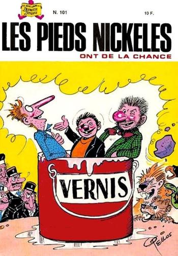 Couverture de l'album Les Pieds Nickelés (3e série - 1946-1988) - 101. Les Pieds Nickelés ont de la chance