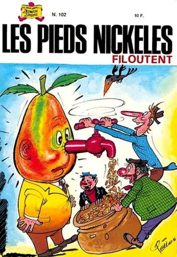 Couverture de l'album Les Pieds Nickelés (3e série - 1946-1988) - 102. Les Pieds Nickelés filoutent
