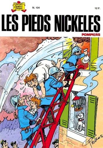Couverture de l'album Les Pieds Nickelés (3e série - 1946-1988) - 104. Les Pieds Nickelés pompiers