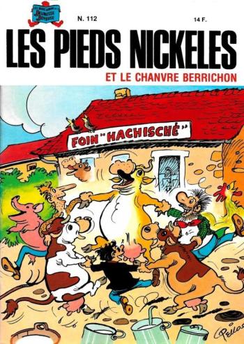 Couverture de l'album Les Pieds Nickelés (3e série - 1946-1988) - 112. Les Pieds Nickelés et le chanvre Berrichon