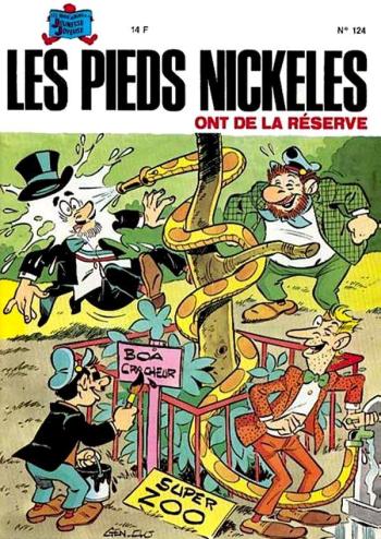 Couverture de l'album Les Pieds Nickelés (3e série - 1946-1988) - 124. Les Pieds Nickelés ont de la réserve