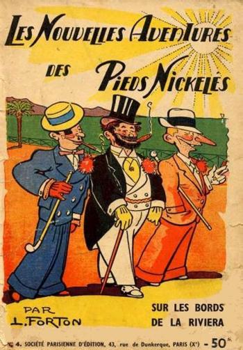 Couverture de l'album Les Pieds Nickelés (3e série - 1946-1988) - 4. Sur les bords de la Riviera