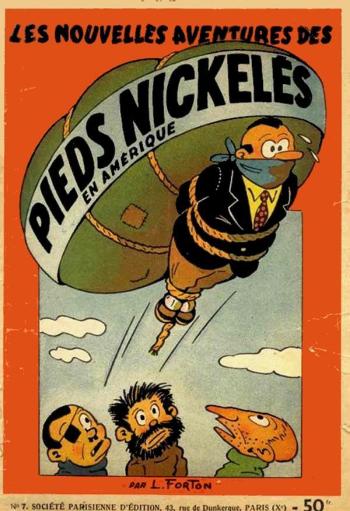 Couverture de l'album Les Pieds Nickelés (3e série - 1946-1988) - 7. Les Nouvelles aventures des Pieds Nickelés en Amérique