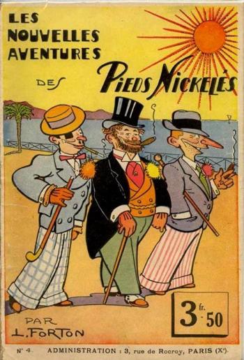 Couverture de l'album Les pieds Nickelés (2e série - 1929-1940) - 4. Sur les bords de la Riviera