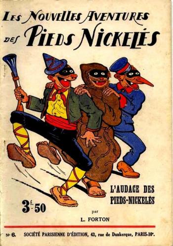 Couverture de l'album Les pieds Nickelés (2e série - 1929-1940) - 6. L'Audace des Pieds Nickelés