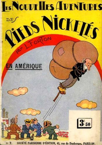 Couverture de l'album Les pieds Nickelés (2e série - 1929-1940) - 7. Les Nouvelles aventures des Pieds Nickelés en Amérique