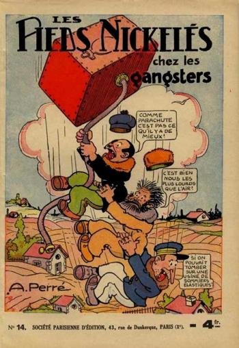 Couverture de l'album Les pieds Nickelés (2e série - 1929-1940) - 14. Les Pieds Nickelés chez les gangsters